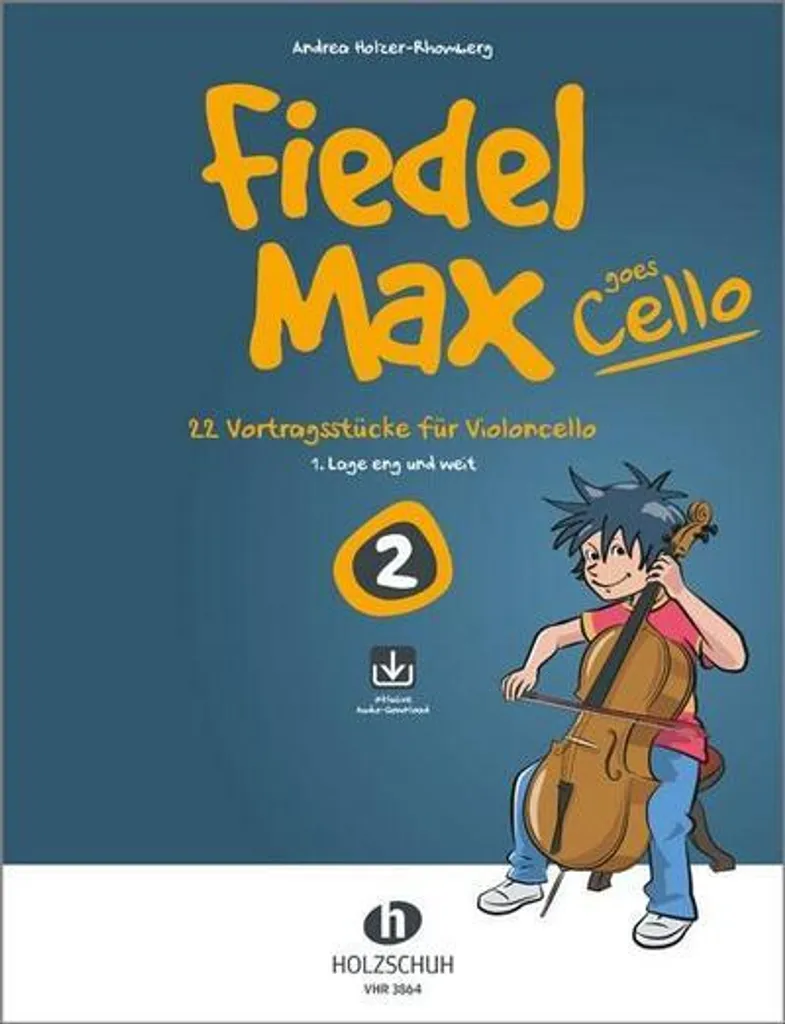 Fiedel-Max goes Cello 2 Partition Violoncelle et Audio MP3 en Téléchargement