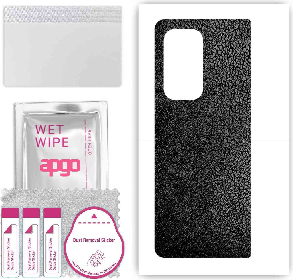 apgo Rückseite Schutzfolie, Skin, kompatibel mit Honor Magic V2, Hinten Displayschutzfolie aus Vinylfolie, kratzfest, einfache Montage - Schwarzes...