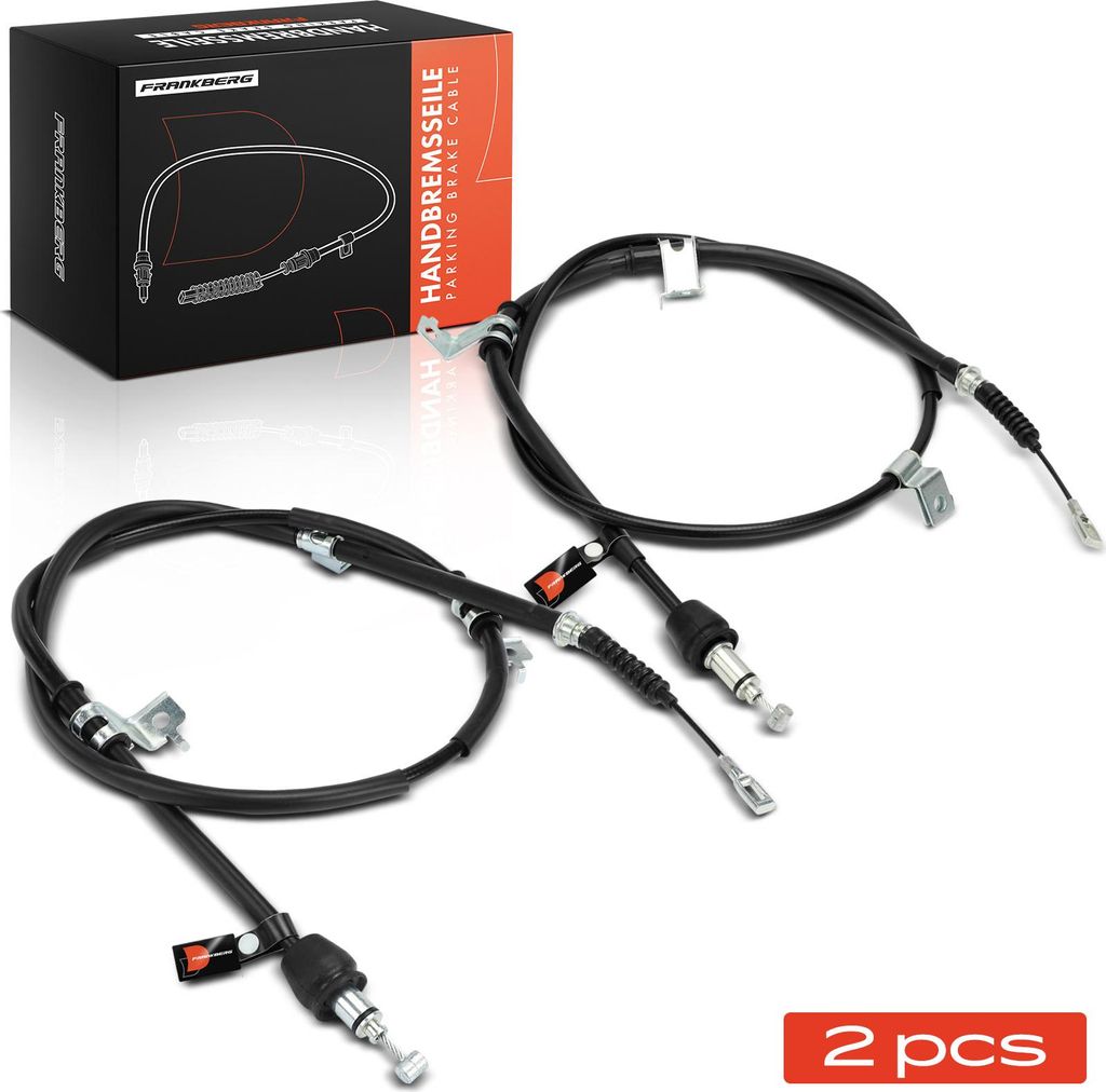 Frankberg 2x Seilzug Feststellbremse Hinterachse beidseitig für KIA Cee'D Schrägheck SW Pro Cee'D ED