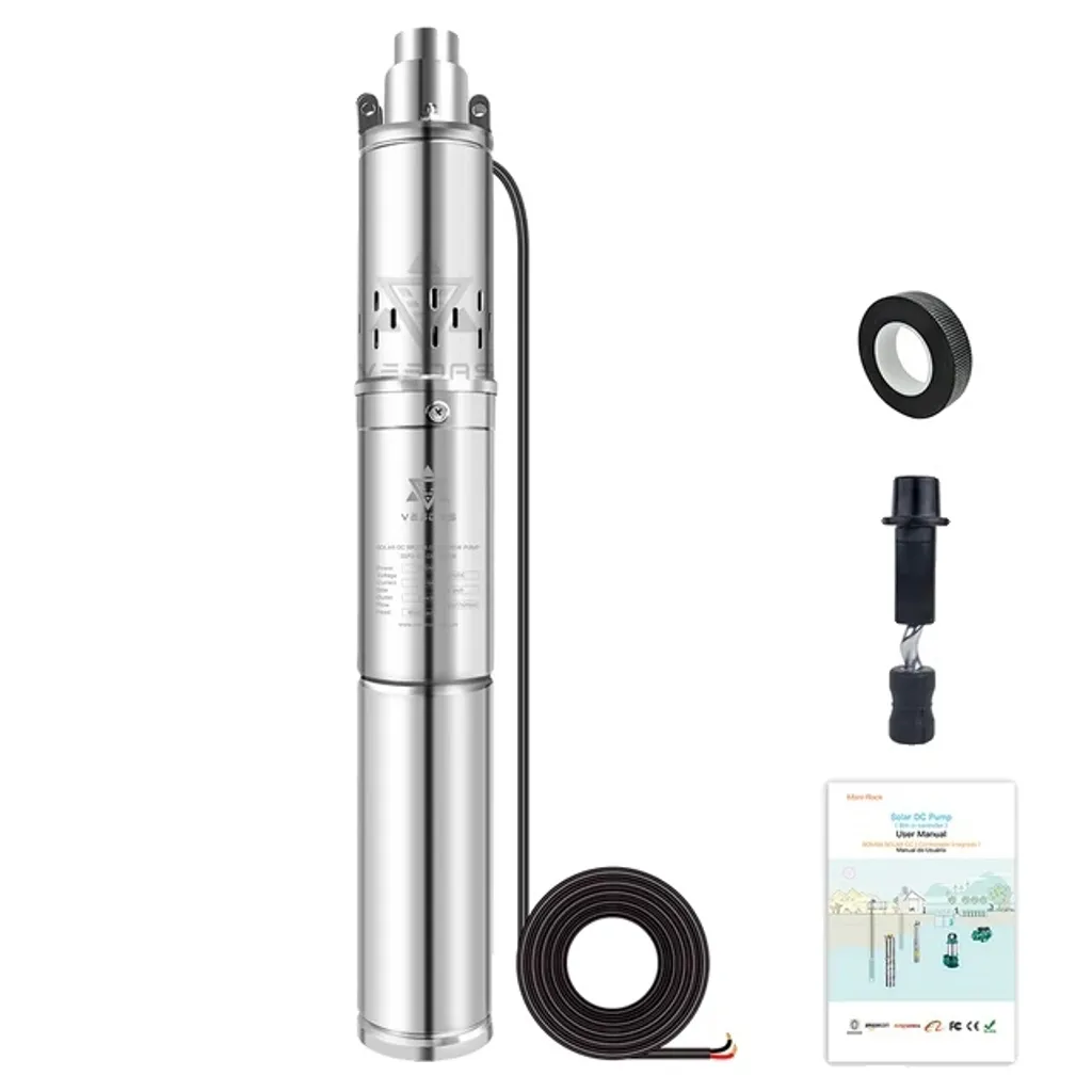 Pompe à eau solaire 400W 3SP2-65-D24-370BI avec contrôleur intégré