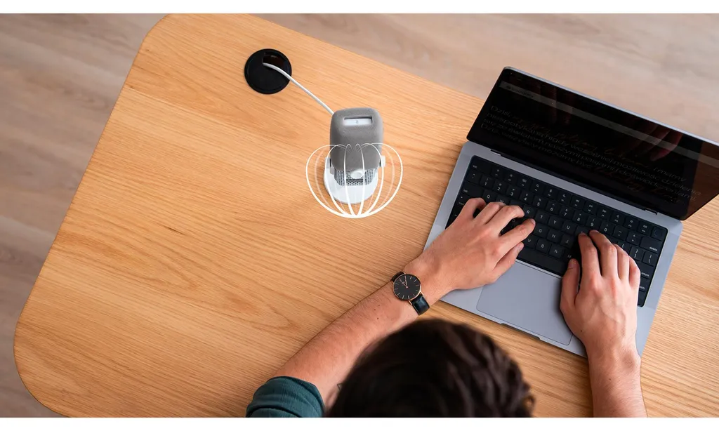 Micro pour Télétravail et Visioconférence Endorphs Solum Voice S Onyx White - 17