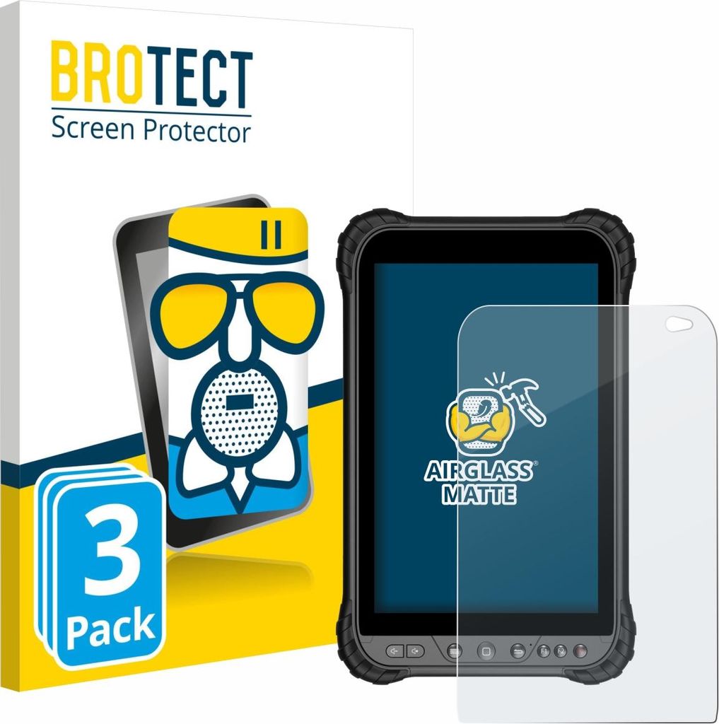 3x BROTECT Entspiegelungs Schutzglas für Zoomsmart A8004 Series Schutzfolie Panzer Folie Glas Display Schutz matt