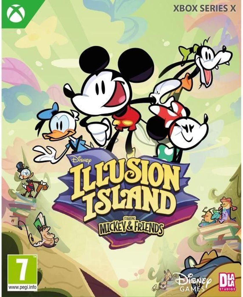 Disney Illusion Island Starring Mickey & Friends, Xbox Series X, Kooperatives Abenteuer, 2D Grafik