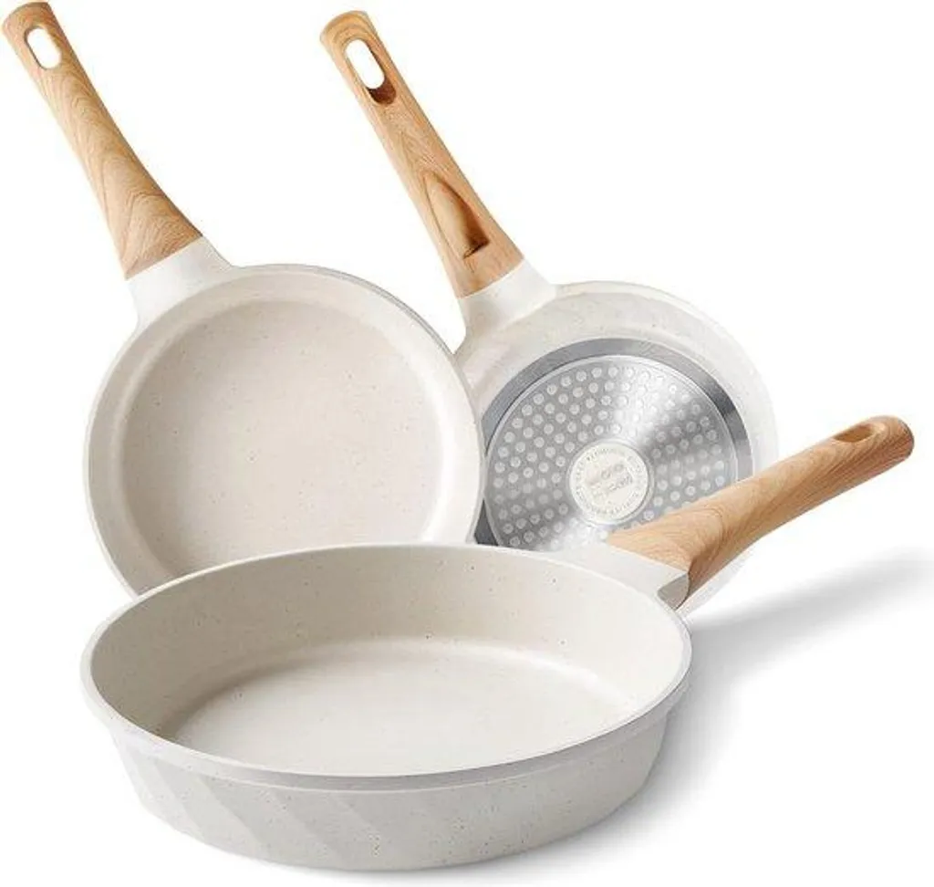 Casseroles antiadhésives à manche isolant 20/24 cm spécial induction