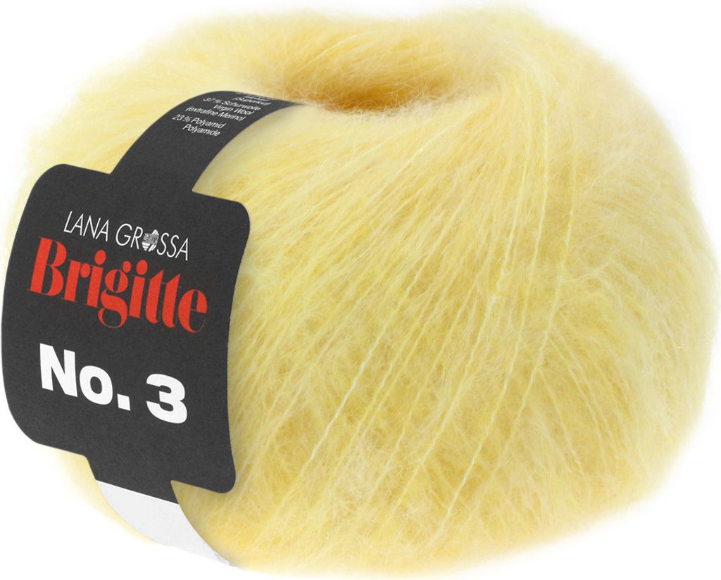 Lana Grossa Brigitte No.3 040 Pastellgelb 25g Produktbild 
