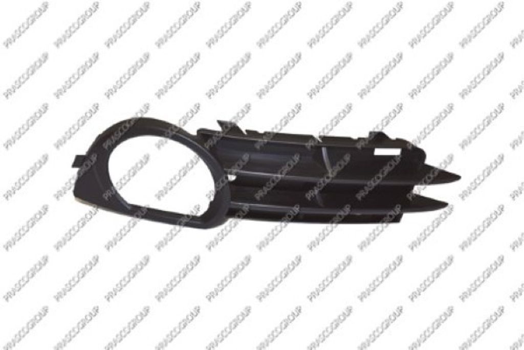 PRASCO Lüftungsgitter Grill Stoßfänger für AUDI A3 Sportback (8PA) mit Loch/Löchern für Nebellampen