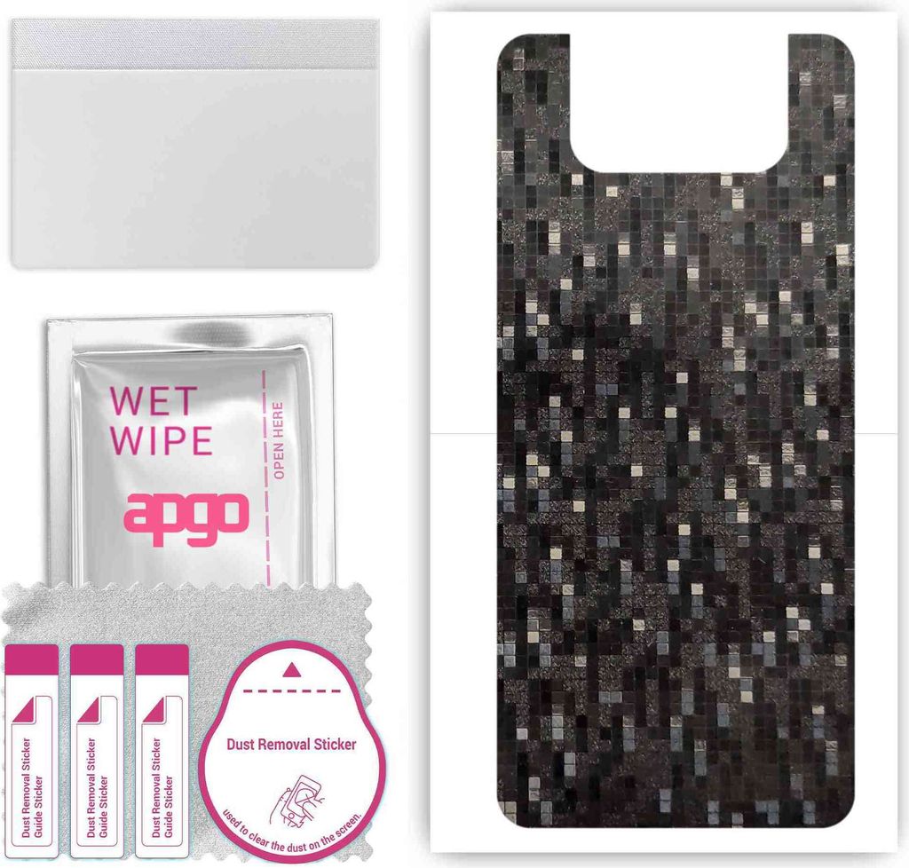 apgo Rückseite Schutzfolie, Skin, kompatibel mit Asus Zenfone 7 ZS670KS, Hinten Displayschutzfolie aus Vinylfolie, kratzfest, einfache Montage - C...
