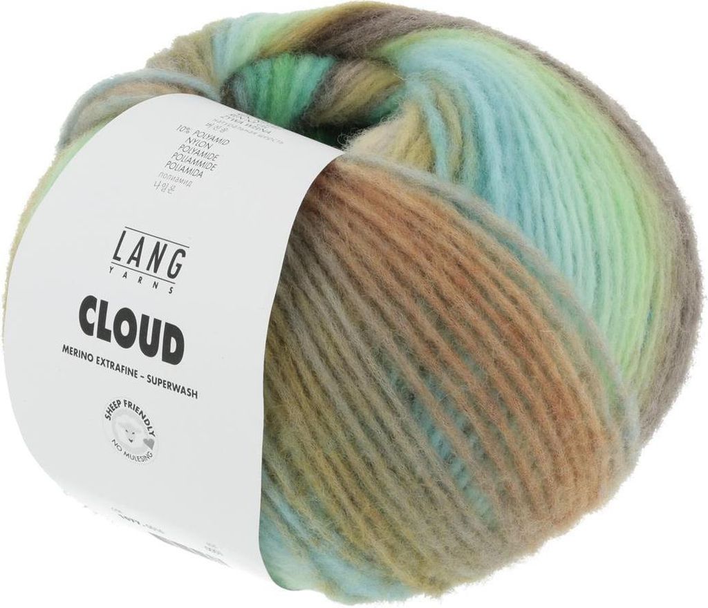 Lang Yarns - Cloud 0016 grün türkis messing