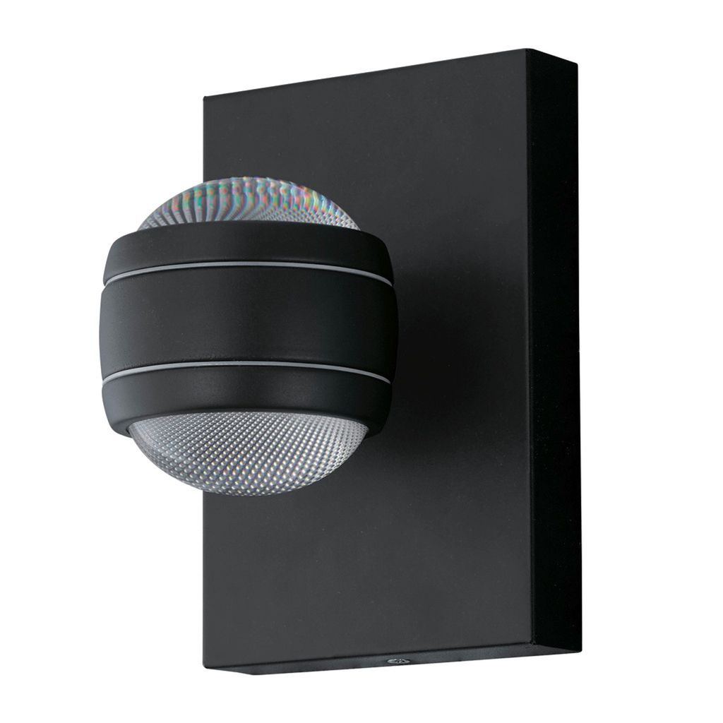 EGLO Applique murale d'extérieur LED Sesimba 2×3,7 W noir Image du produit 