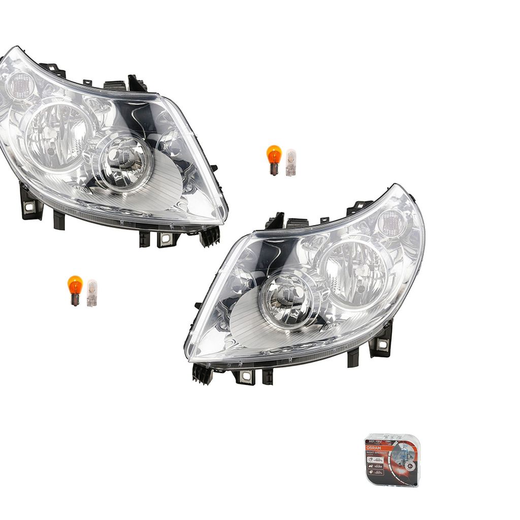 Johns, Scheinwerfer + Osram Night Breaker Laser passend für Fiat Ducato 250 11-14 L R 1368641080 1368639080