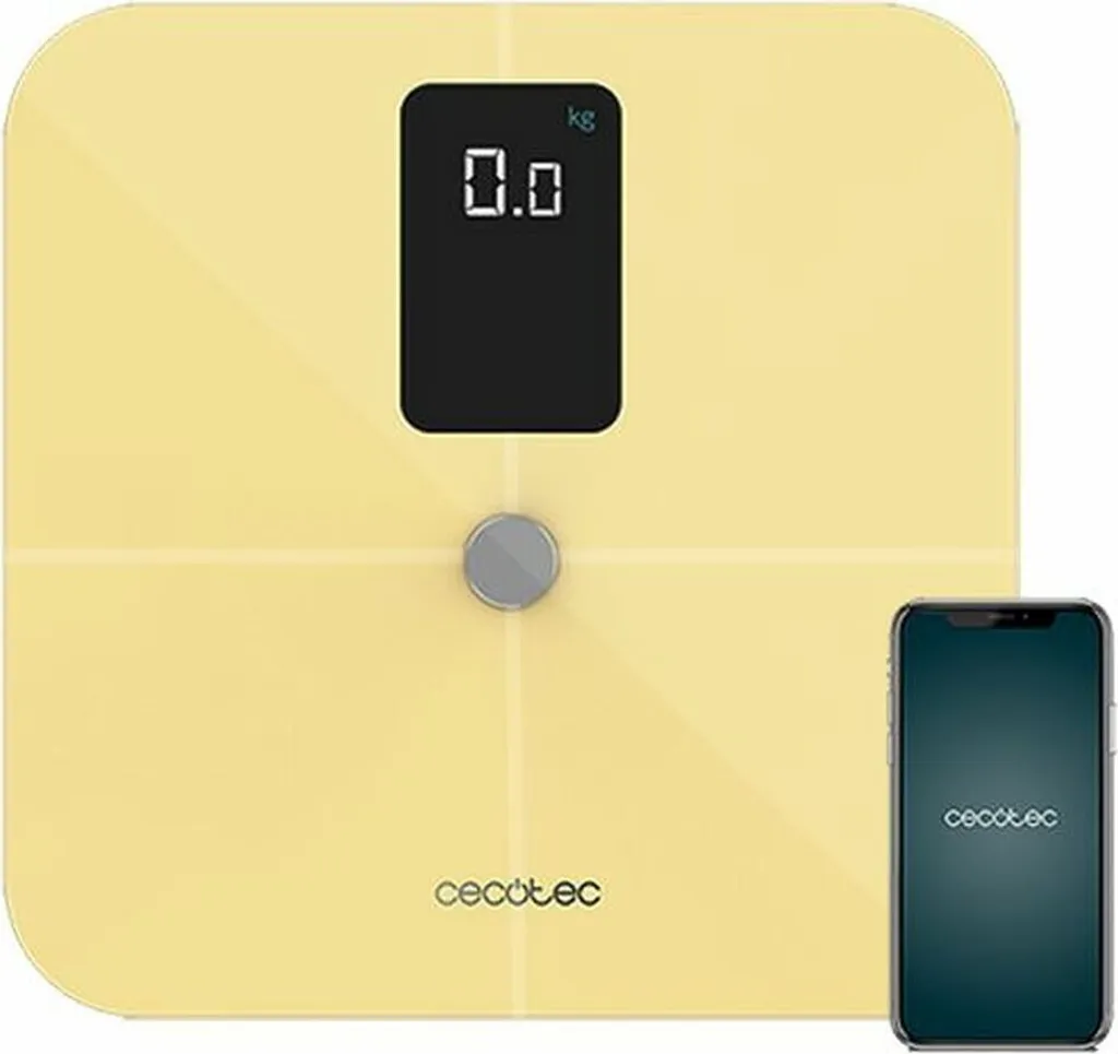 Cecotec Surface Precision 10400 Smart Healthy Vision Jaune Pèse-personne