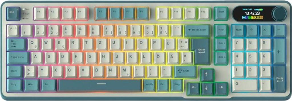 Royal Kludge RKS98 - Clavier mécanique sans fil - QWERTY - Image du produit 