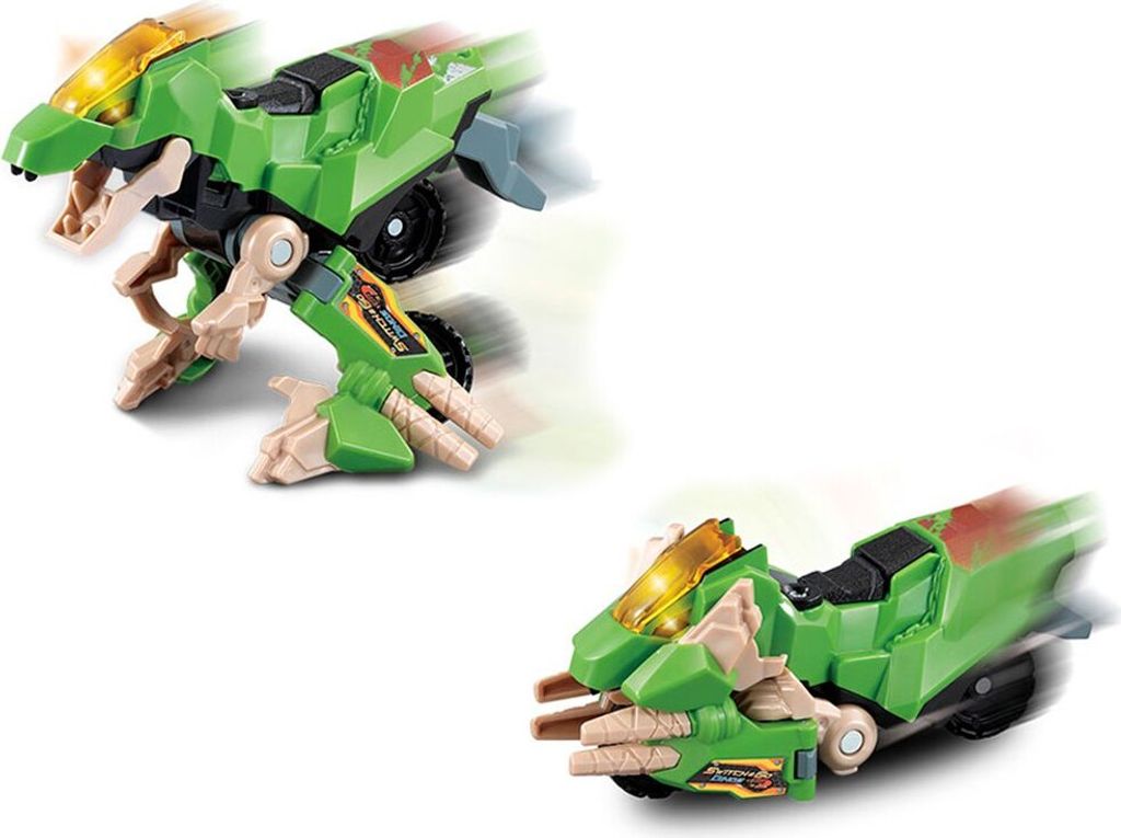 VTech Switch & Go Dinosaur Sprint, der Motorradflitzer, Transformierbare Dinosaurier für Kinder ab 3 Jahren, englische Version, (80-531522) VTECH