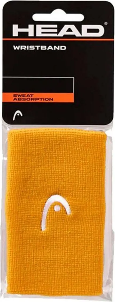 Poignet de sport Head Orange : le bracelet éponge pour le tennis