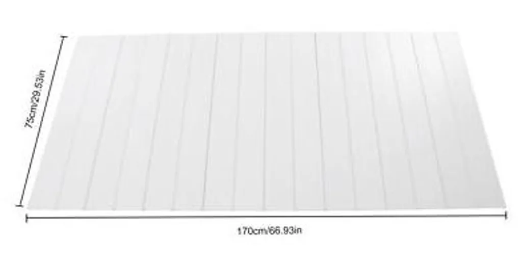 Volet de Baignoire Isolant en PVC - Pont de Bain Pliable Retractable - 2