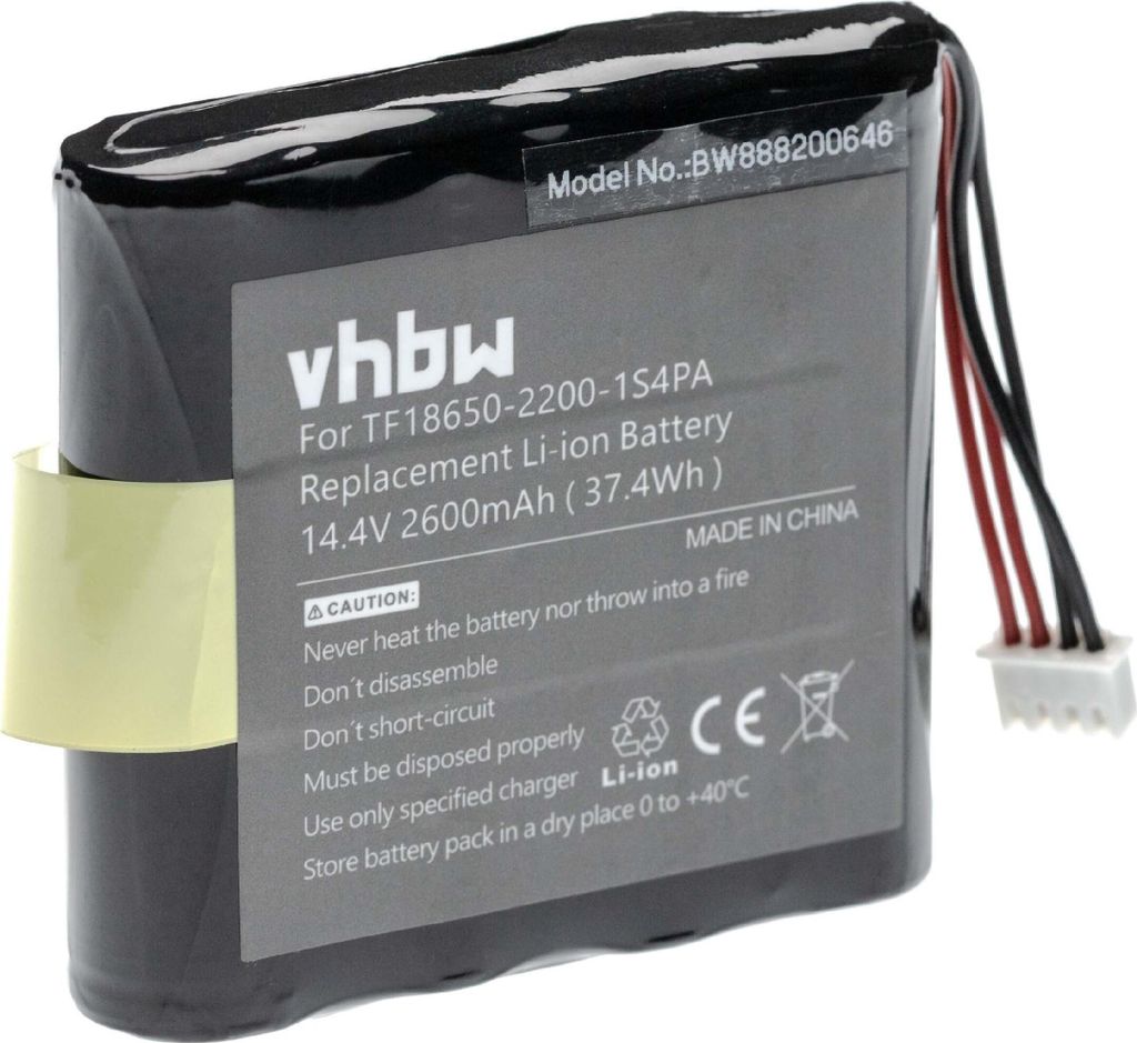 vhbw Akku kompatibel mit Marshall Kilburn Lautsprecher Boxen Speaker (2600 mAh, 14,4 V, Li-Ion)