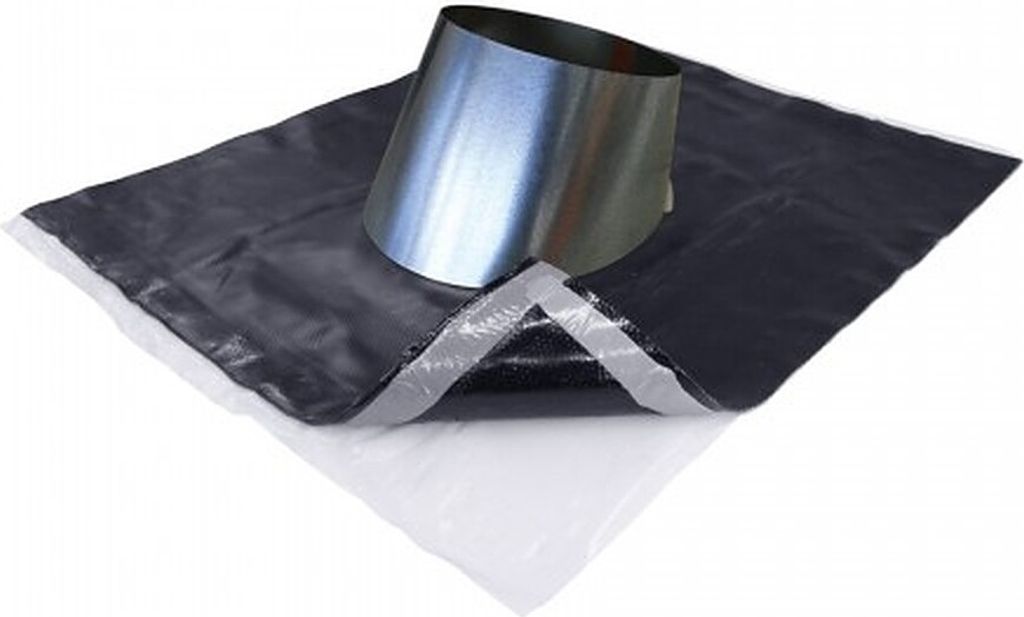 Blechdach Dachdurchführung 125 x 140 mm Manschette anthrazit