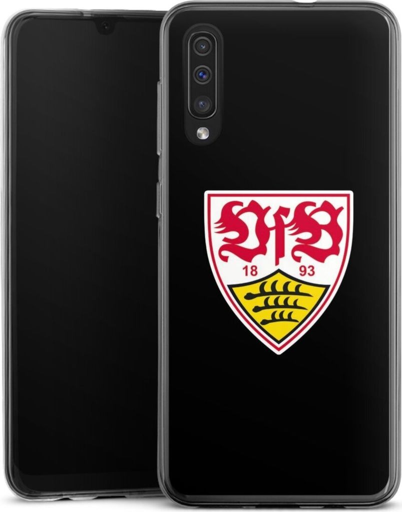 DeinDesign Handyhülle für Samsung Galaxy A30s Silikon Hülle Case Smartphone Schutzhülle Offizielles Lizenzprodukt VfB Stuttgart Wappen