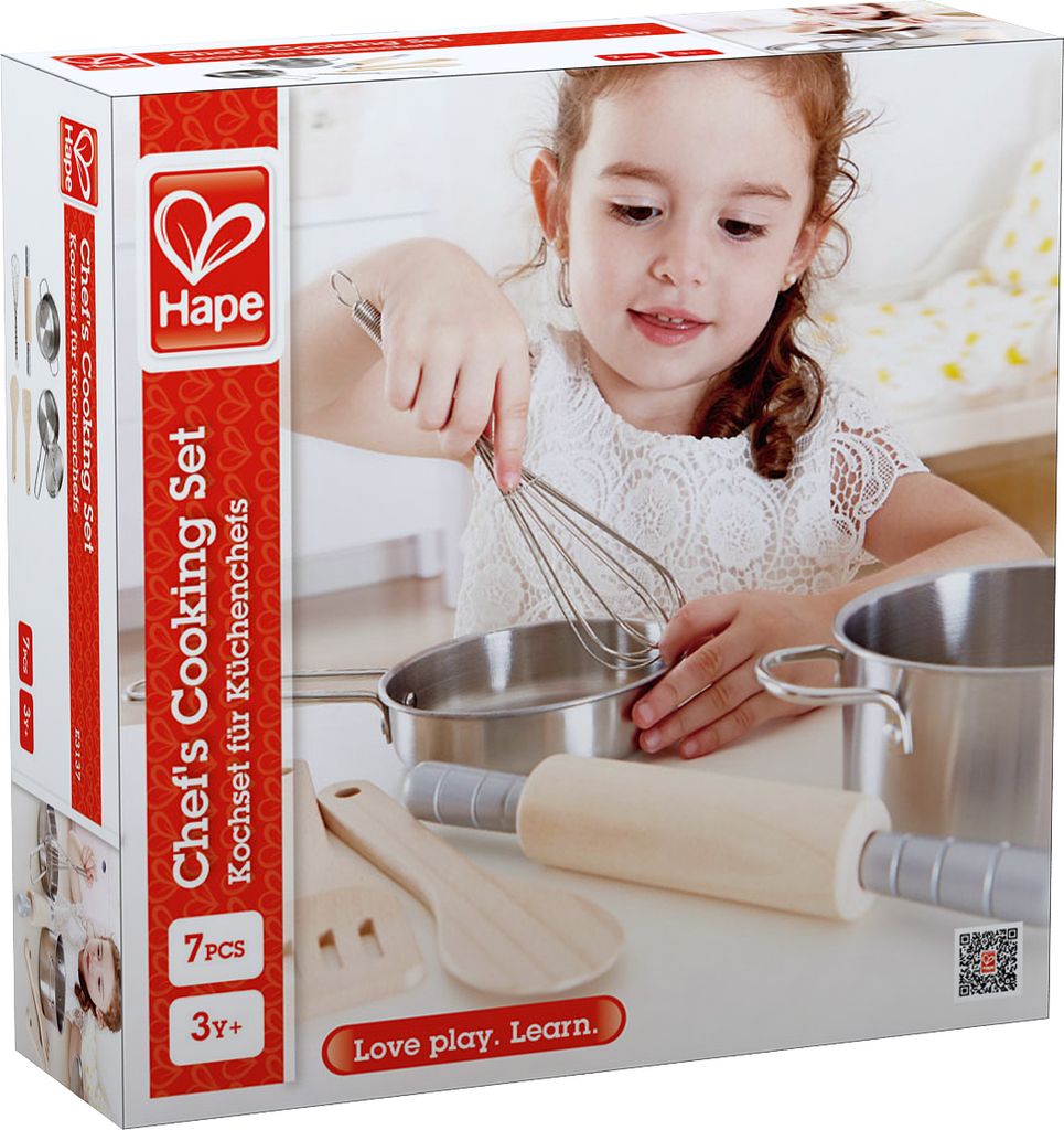 Hape Playfully Delicious Kochset für Küchenchefs, E3137 Produktbild 