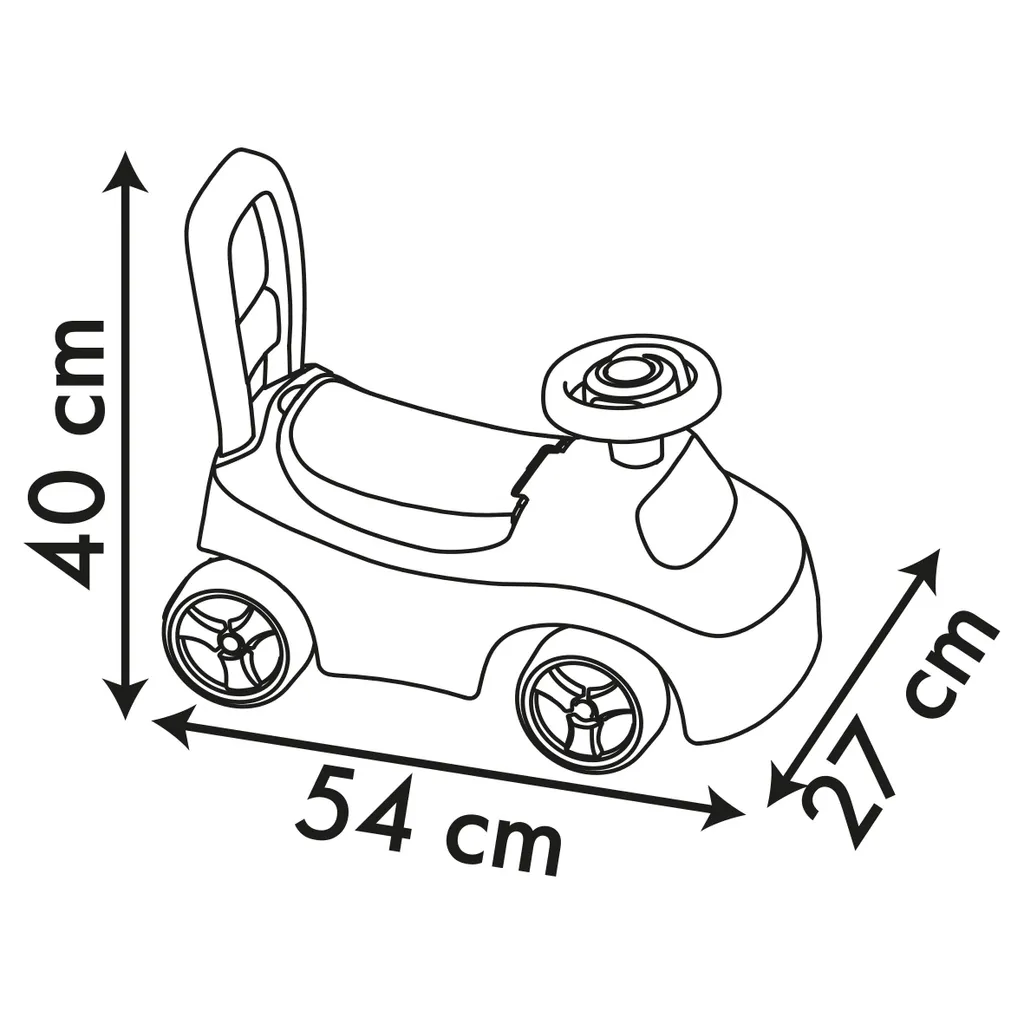 Smoby Stitch Trotteur 2-en-1 - Véhicule Stable Dès 10 Mois