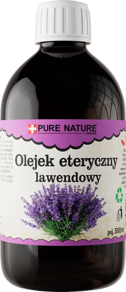 PURE CHEMICAL Olio Essenziale di Lavanda 0,5 L - Puro e Naturale al 100%