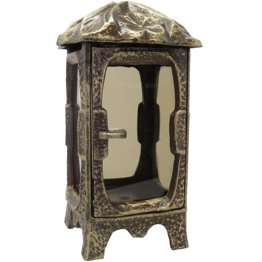 Moll Grablampe Kunstguss 27 cm x 13 cm x 13 cm Bronze Produktbild 