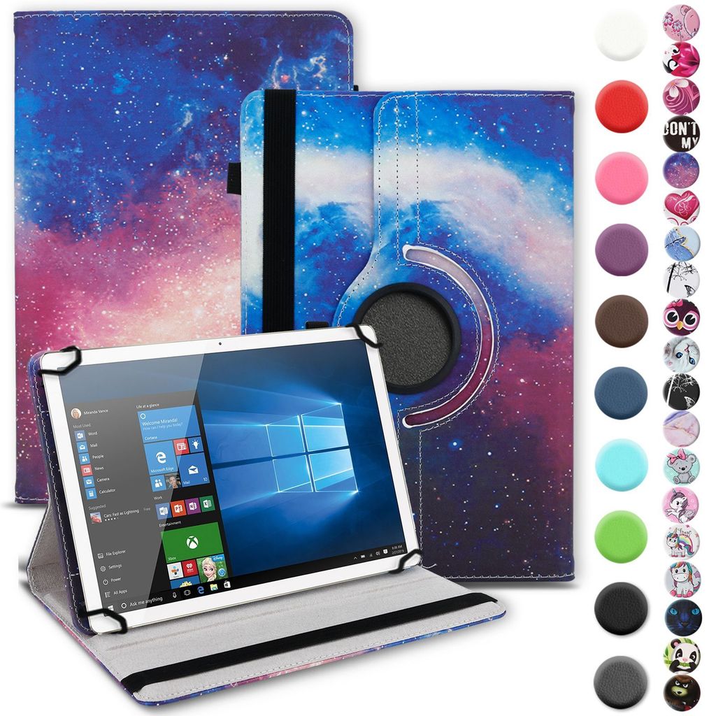 Schutzhülle 360 Grad Drehbar für Acer Iconia Tab P10 P11 A10 Tablet Tasche Hülle, Farbe:Motiv 18