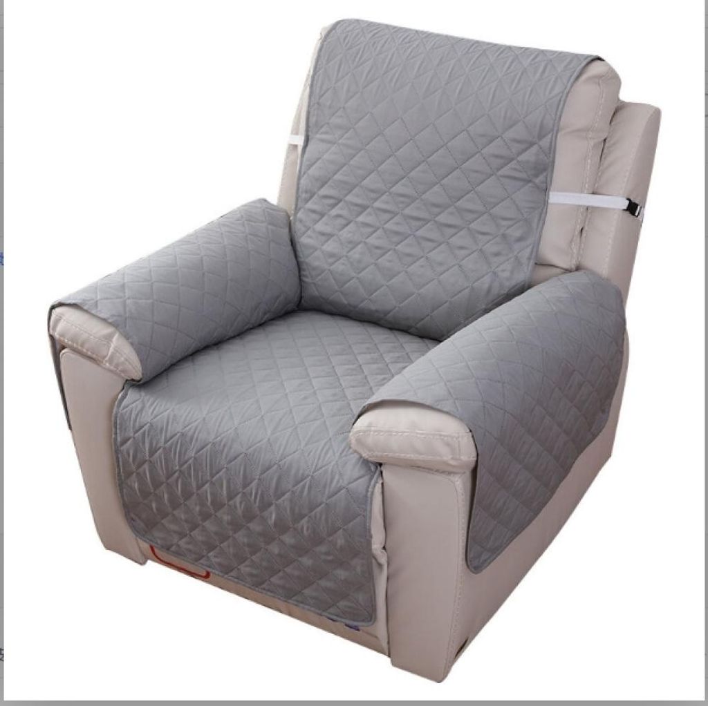 1-Sitzer-Liegestuhlbezug, wasserdichter Liegestuhl-Schutzsofabezug für Schlafzimmer (Grau 55×200)