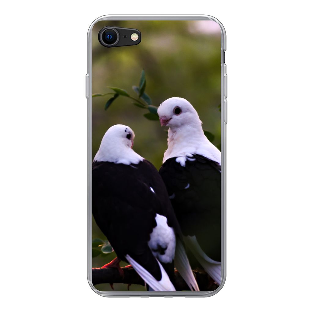 MuchoWow® Handyhülle Schutzhülle Hülle für iPhone 8 Vögel - Produktbild 