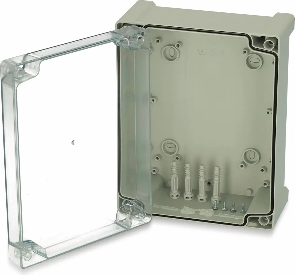 Boîtier de dérivation Fibox Tempo TPC 241911T en polycarbonate robuste
