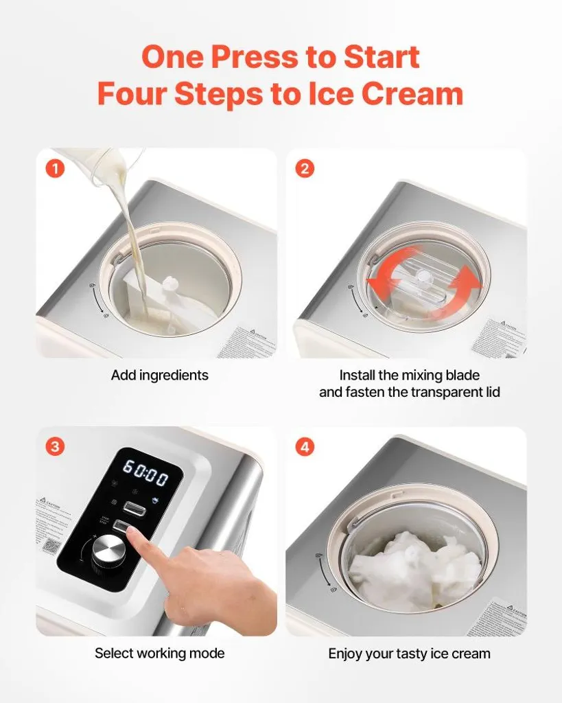 Machine à glace 2L sans pré-congélation avec écran LCD et froid rapide - 5