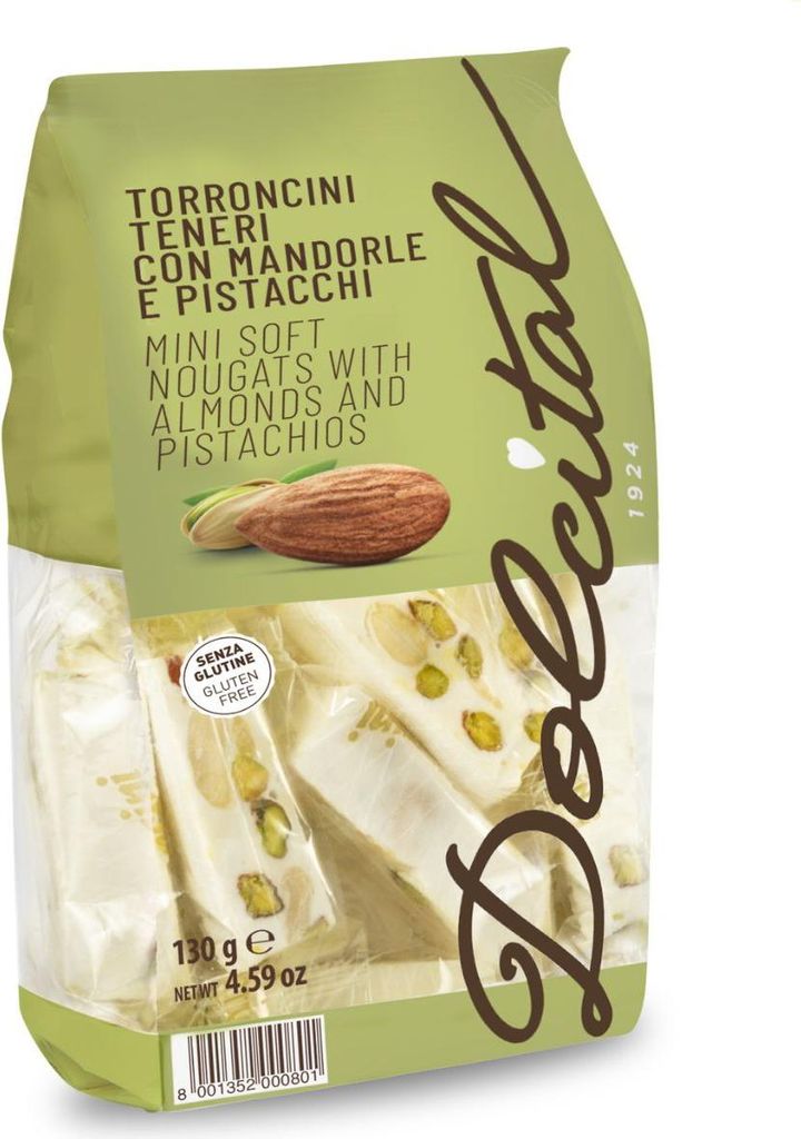 Torroncini mit Mandeln und Pistazien, soft, Torroncini Produktbild 