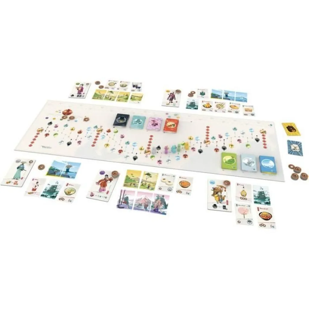 Jeu de table Tokaido Asmodee version 10ème Anniversaire en français - 2