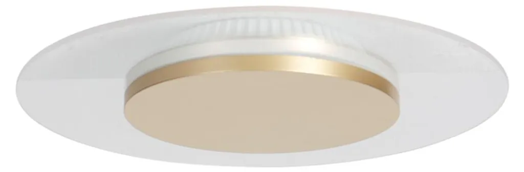 Plafonnier LED Lido Or pour Éclairage de Cuisine ou Entrée - Ø 28cm