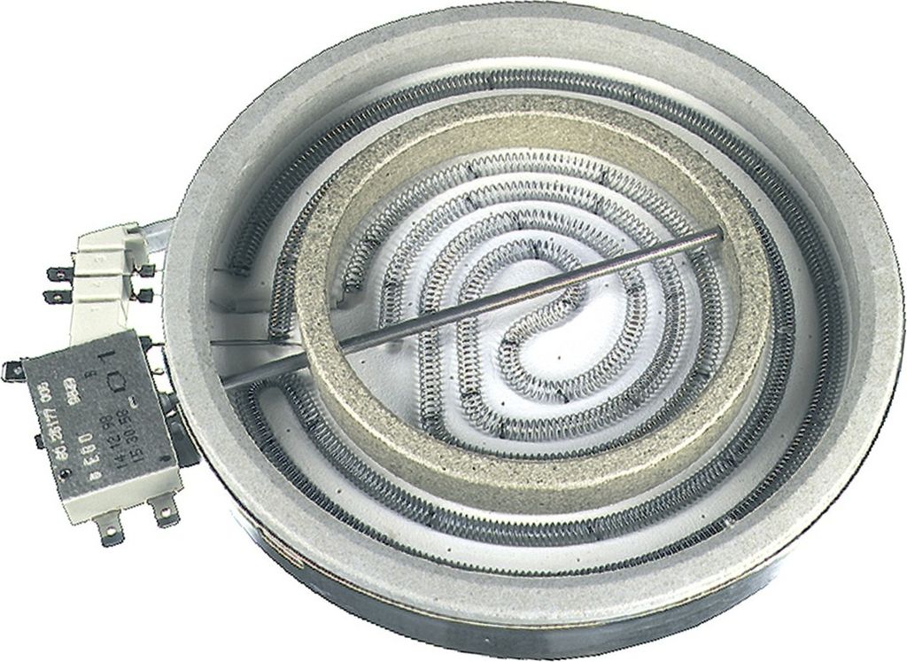 easyPART passend für 10.71261.004 EGO Strahlheizkörper Zweikreis Glaskeramikkochfeld 1450/650W 205/110mmØ 1071261004 nomic-Heizkörper mit Tempe...