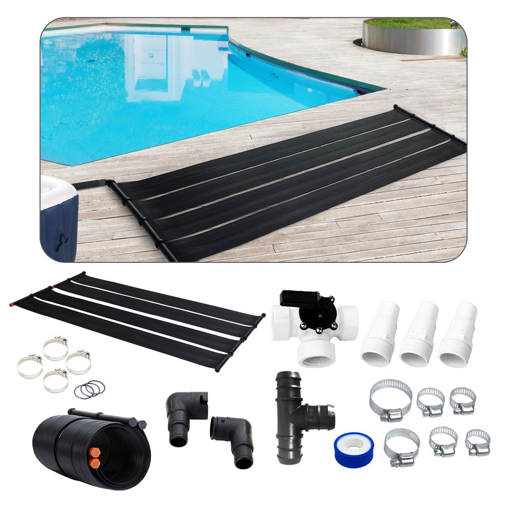 AREBOS Solarheizung Pool 2er Set | 300x66 cm | inkl. Produktbild 