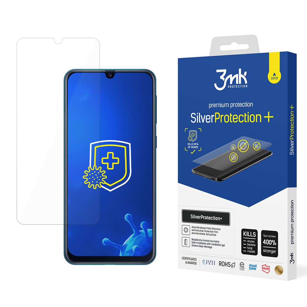 3mk Display Antimikrobielle Schutzfolie SilverProtection+ fr Samsung Galaxy M21 0,21mm Self-Heal