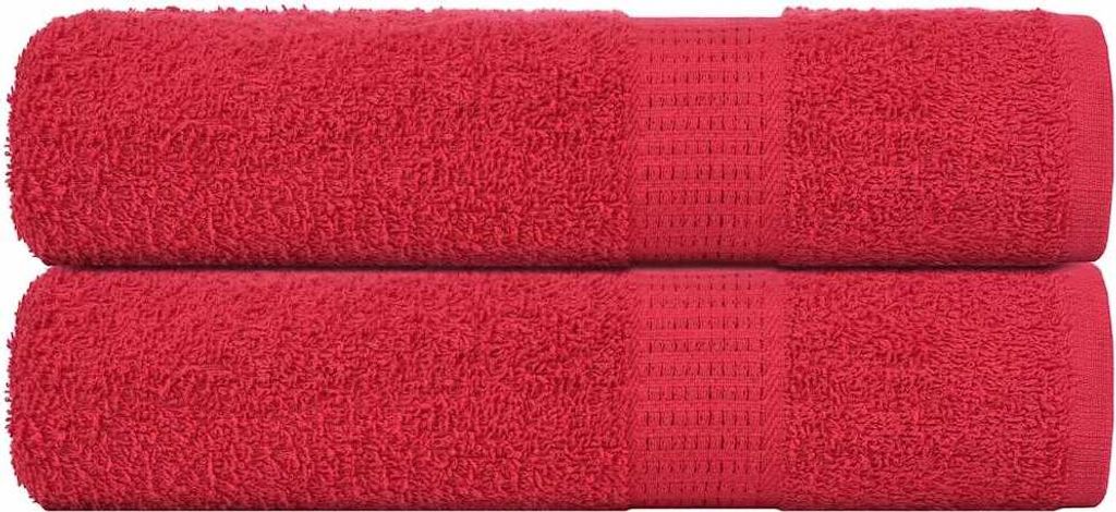 Handtücher FROGN 2 Stk. Rot 50x100 cm 360 g/m²