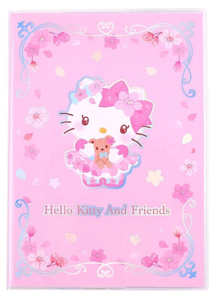 Sanrio Notizbuch Hello Kitty & Friends Sakura Series Holographic Checkered