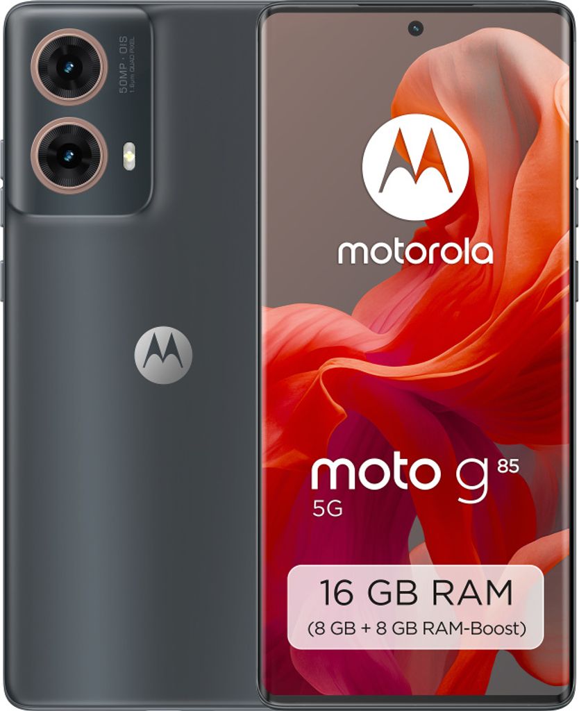 moto G85 5G 8GB + 256GB Urban Grey Smartphone Produktbild 