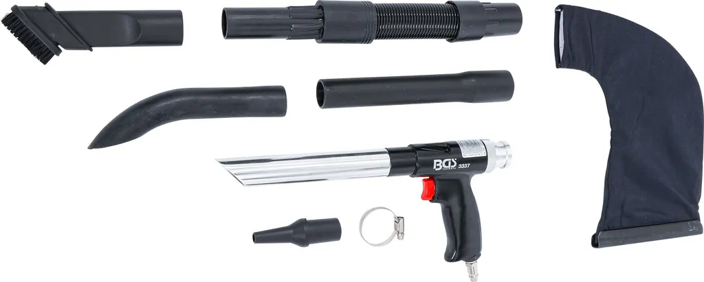 Éliminez limaille et poussière avec le pistolet aspirateur BGS 3337