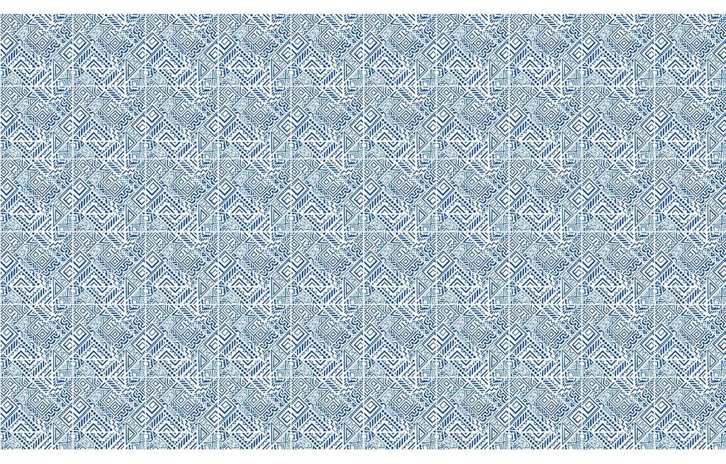 Selbstklebende Wandfliesenaufkleber für Küche und Bad – 60 Fliesenaufkleber im böhmischen Petunien-Design – 60 Aufkleber, 20 x 20 cm