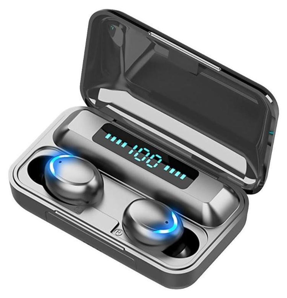 Bluetooth TWS-Kopfhörer F9-5C Schwarz Produktbild 