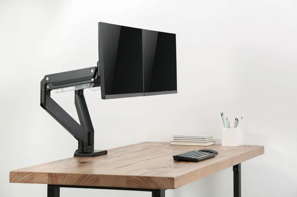 Support Écran AlzaErgo D50B - Solution contre le Mal de Dos au Bureau - 4