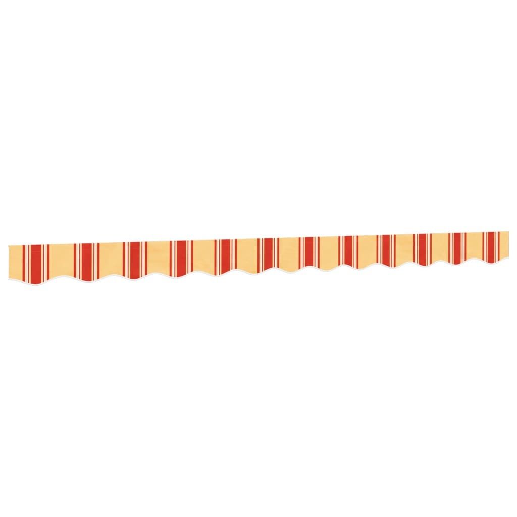 vidaXL Markisenvolant Gelb und Orange Gestreift 280x20 cm Produktbild 