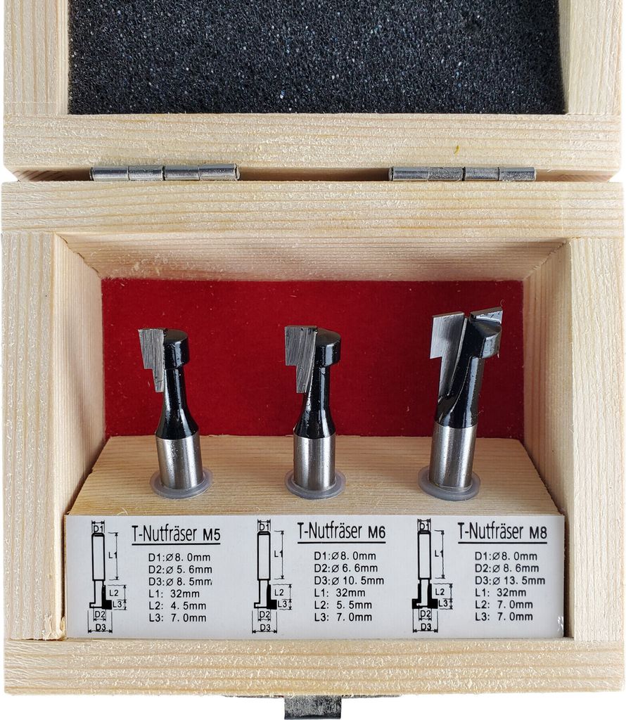 8 VHM-Frässtifte Set – 6mm Schaft, Verschiedene  Produktbild-Vorschau 3