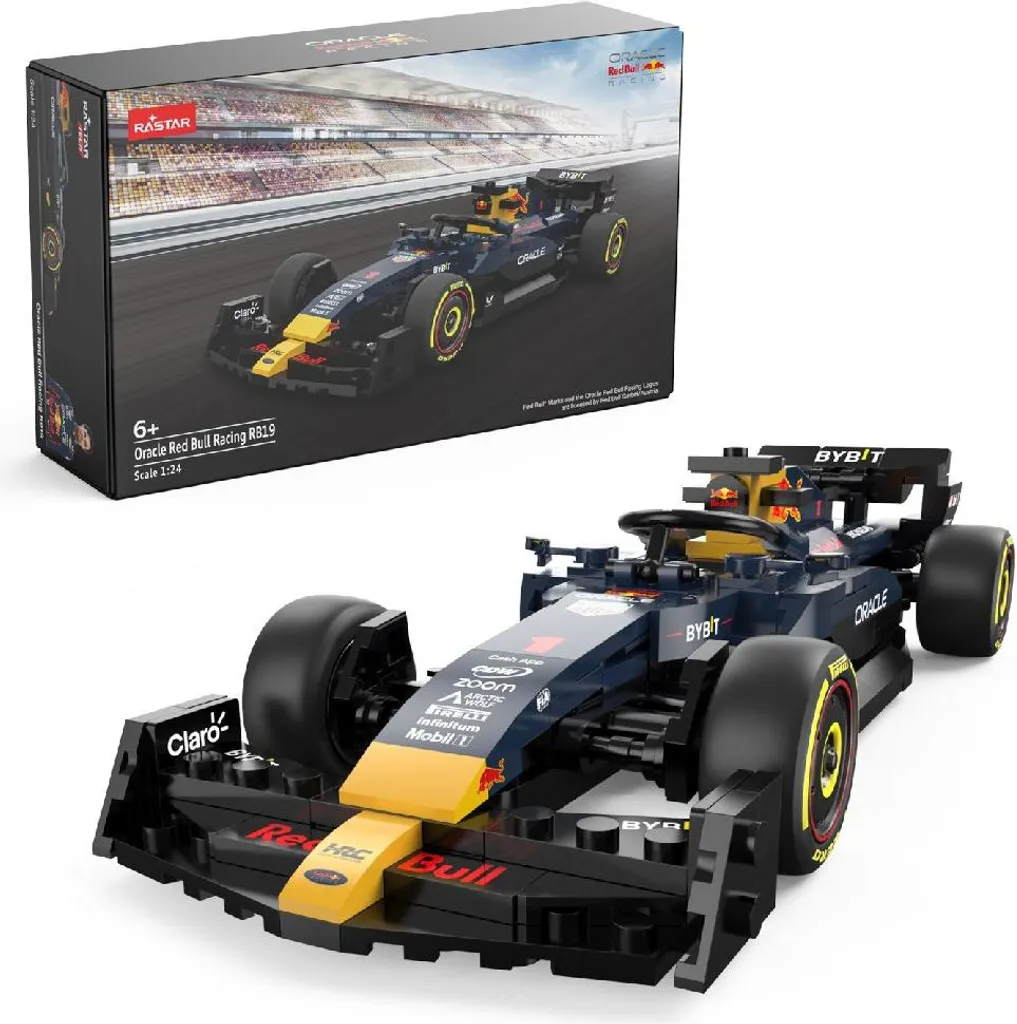 Cadeau idéal fan de Formule 1 - Voiture Red Bull RB19 1:24 pour collection