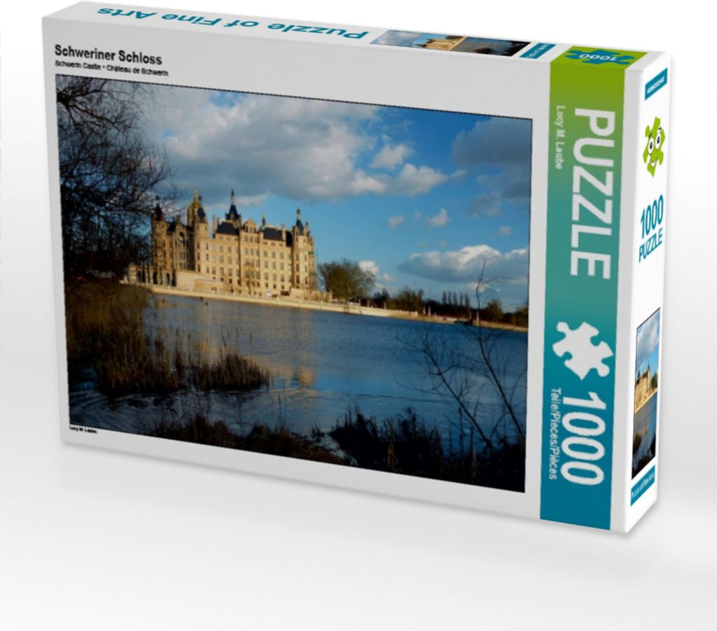 Calvendo Schweriner Schloss 1000 Teile Puzzle quer 640x480mm, M. Laube Lucy; 7309785