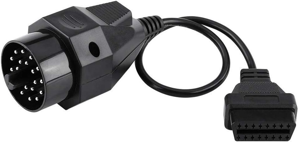 TBEST OBD1 OBD2 -Adapter, 20 Pin 16 Adapter -Diagnose -Erweiterungskabelverbindung OBDII -Plug -Scanner -Konverter Ersatz E36 E38 E39 E46 E53 x5 Z3
