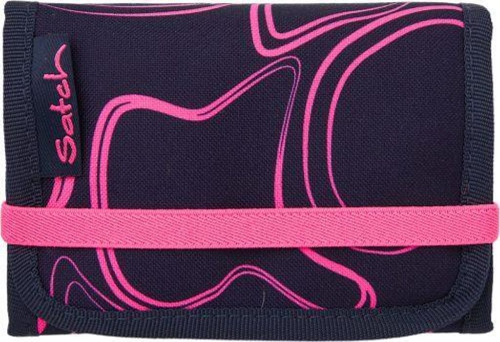 satch Geldbörse satch Wallet Pink Sup schwarz neonpink Produktbild 10